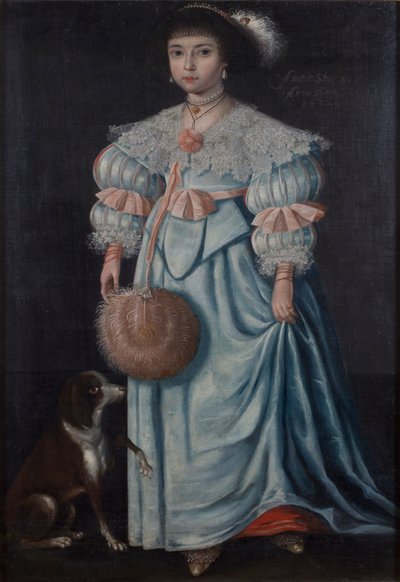 Portrait of a Girl, Aged 8 by Gilbert Jackson